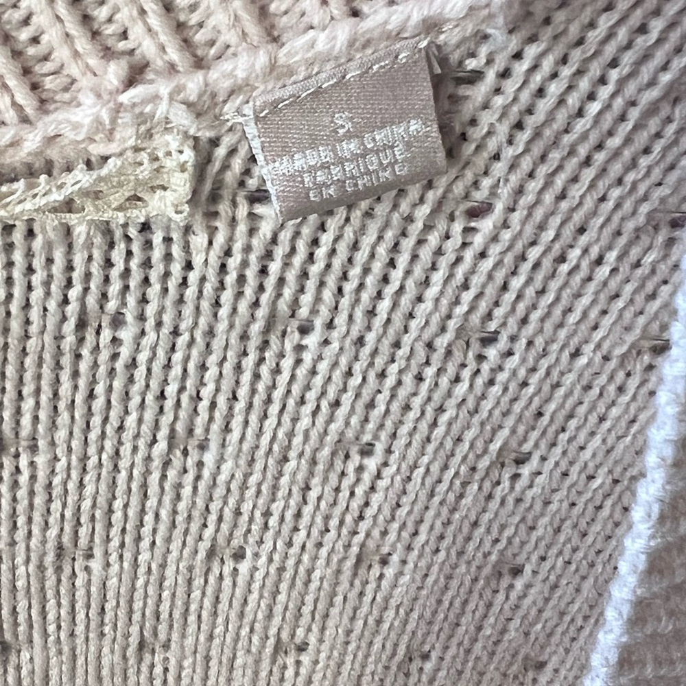 ✨ $398 Knitted & Knotted Anthropologie Paillette Wool Blend Cardigan Sweater - Picture 11 of 11